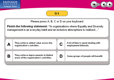 Eastleigh College - Student Quiz